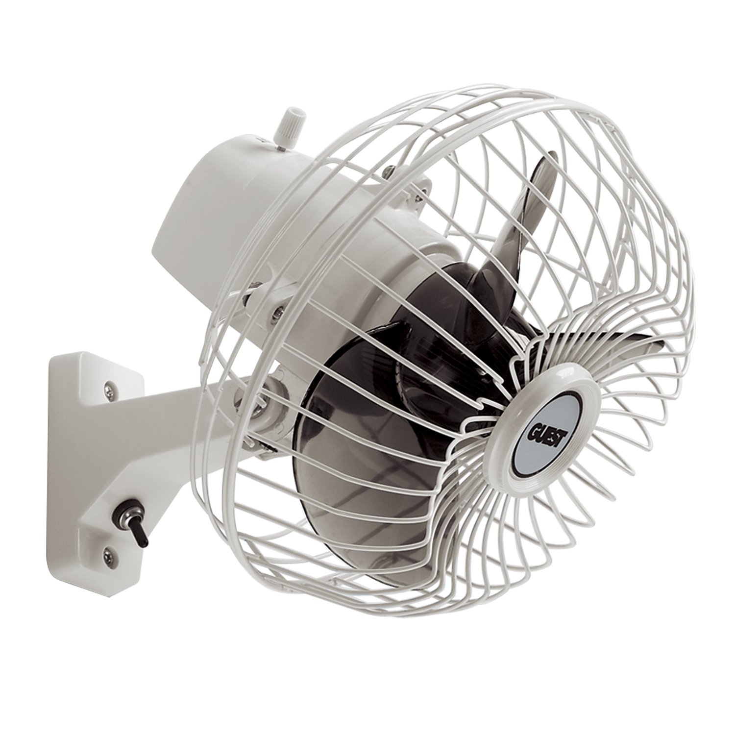 Barjan 023270 12v Oscillating Fan With Blue Blades 